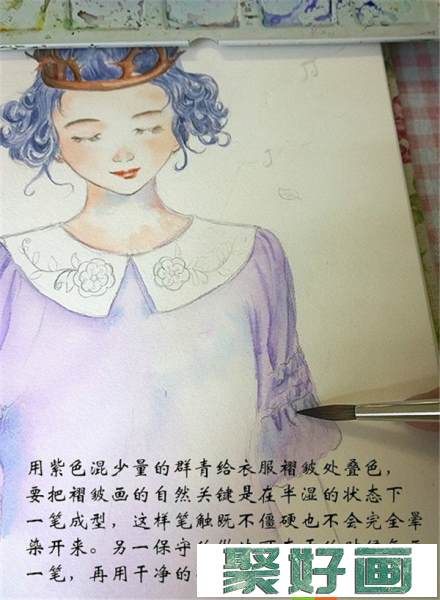 简单唯美的水彩画