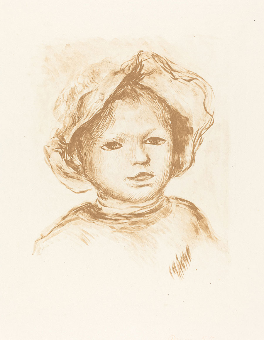雷诺阿素描作品: Pierre Renoir