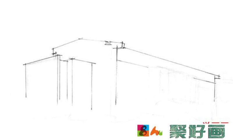 速写概念建筑外形