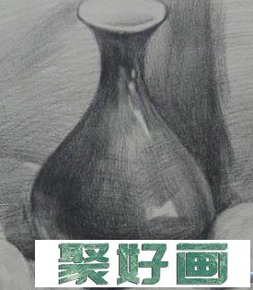 静物素描：新手素描花瓶明暗的处理方法