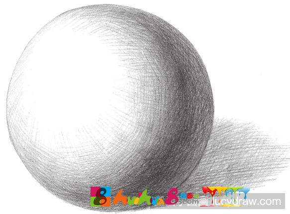素描球体的画法