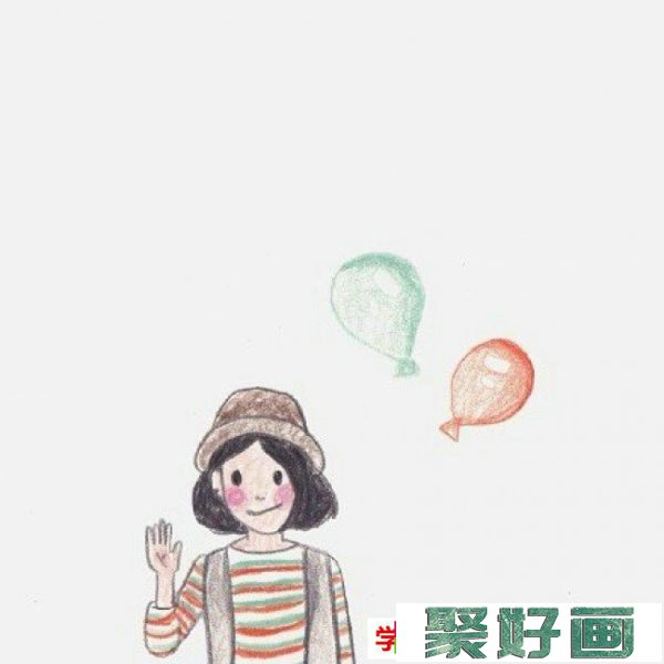 很简单但是感觉很好的彩铅绘画作品 清新治愈风格_www.youyix.com