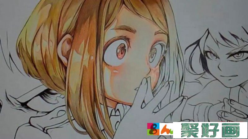 【视频】可爱又性感的动漫美少女彩铅画插画手绘视频教程图片_www.youyix.com