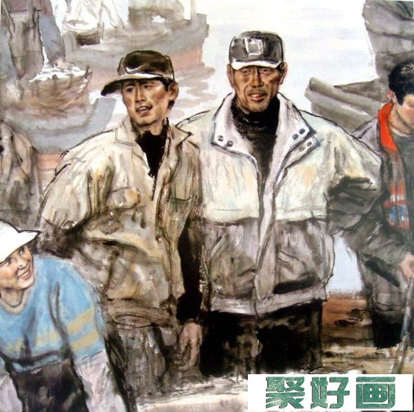 谢志高中国画人物作品欣赏