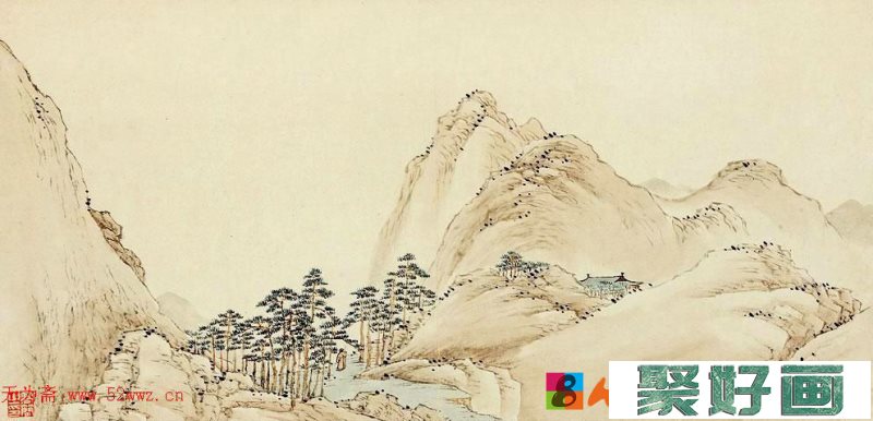 清代高简绘画《写景山水册》55.2万港元