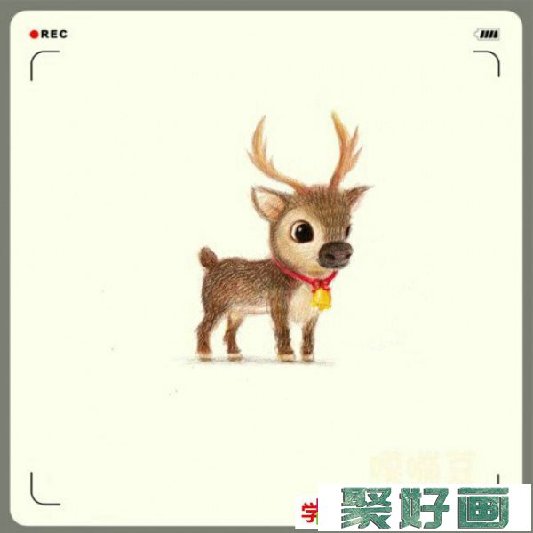 各种可爱的小动物彩铅画作品 插画师嘎嘣豆_www.youyix.com