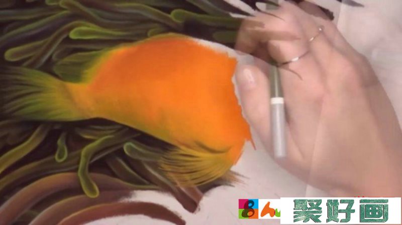 【视频】写实的小丑鱼彩铅手绘视频教程 小丑鱼彩铅画怎么画_www.youyix.com