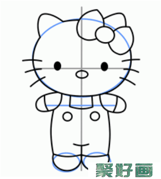 hello kitty儿童画