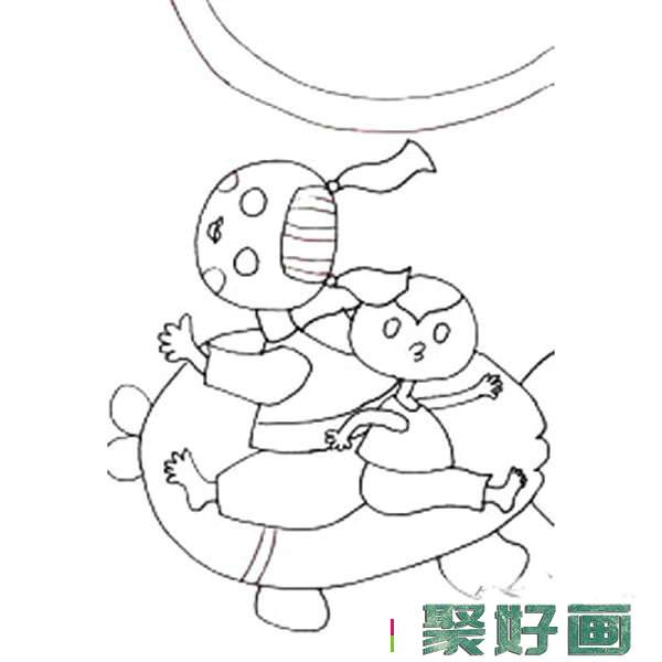 关于春节的儿童画 儿童画年年有余怎么画