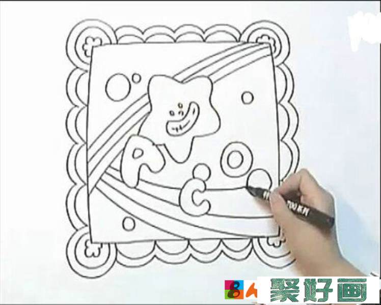 儿童水彩画简单教程：漂亮的儿童画手帕教程