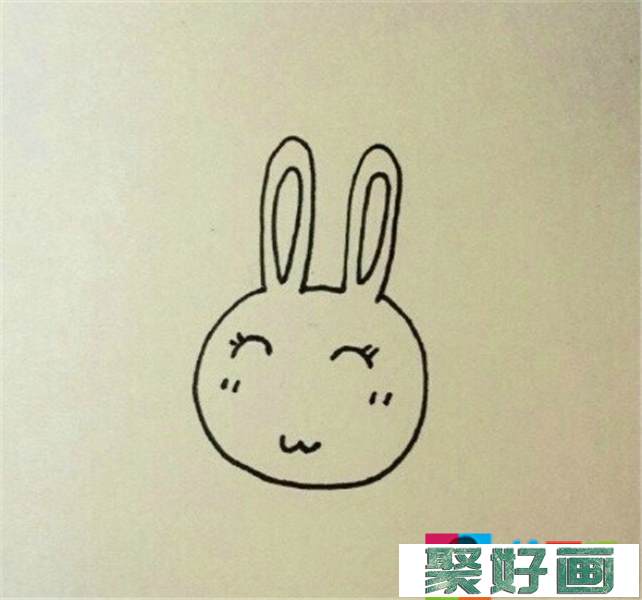 儿童画教程：简单又可爱的小兔子怎么画?