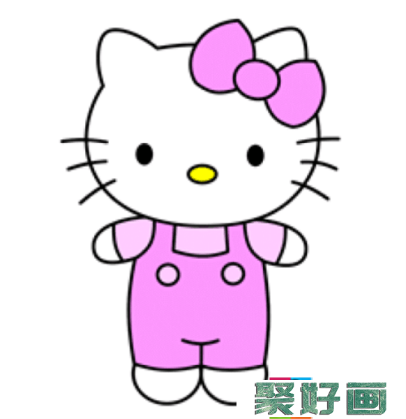 hello kitty儿童画