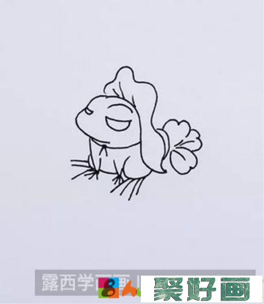 青蛙儿童画