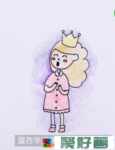 小公主儿童画