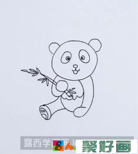 熊猫儿童画