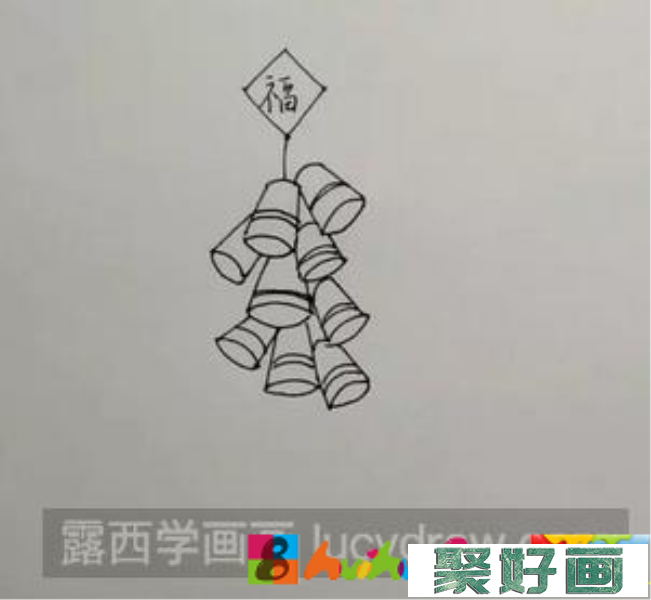 鞭炮儿童画