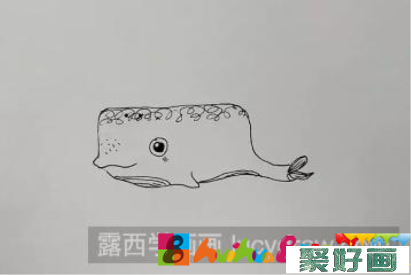 鲸鱼儿童画