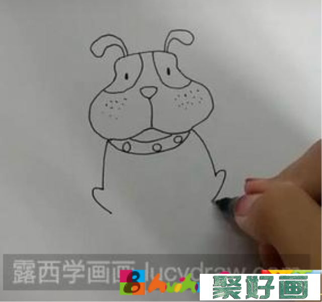 小狗儿童画