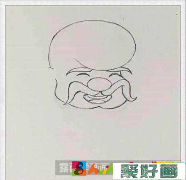 儿童画教程：怎么绘制寿星老