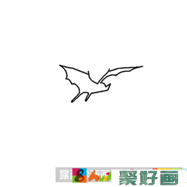 儿童画教程：怎么绘制蝙蝠