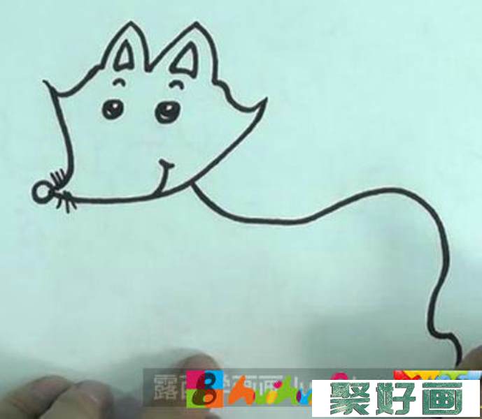儿童画教程：教你画狐狸