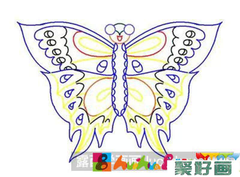 儿童画教程：教你画蝴蝶