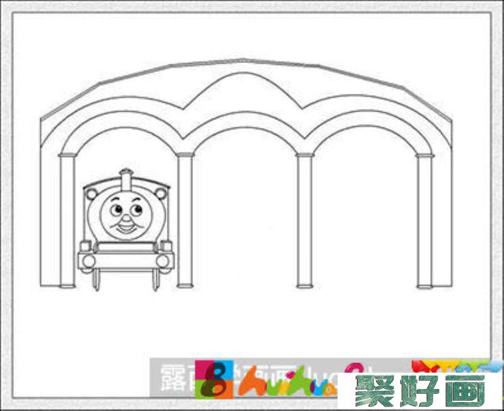 托马斯火车画法步骤