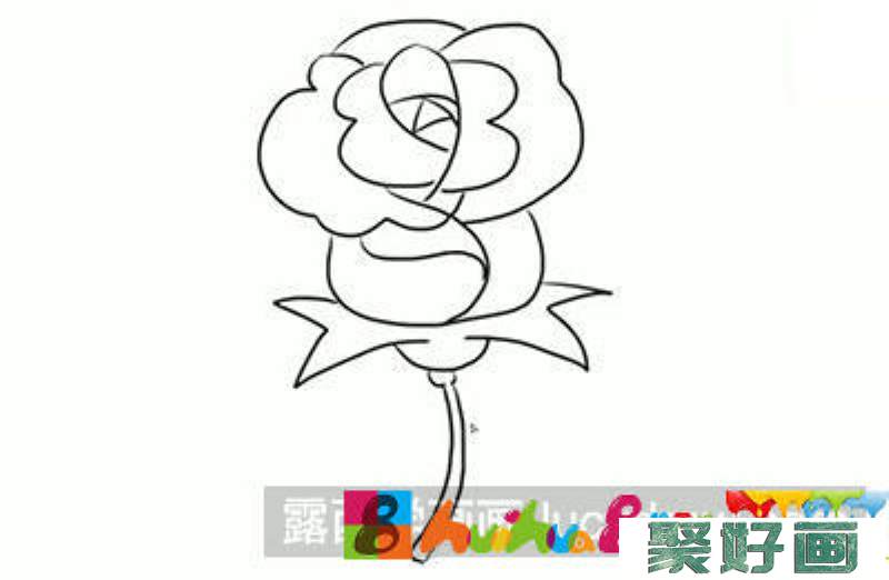 简笔画教程：教大家绘制玫瑰花