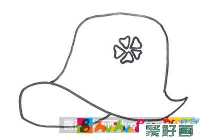 怎么画儿童画帽子