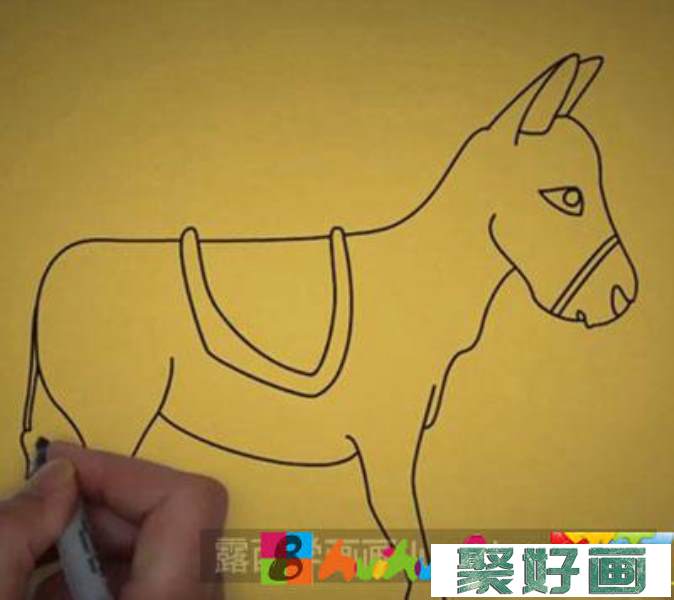 儿童画小马怎么画