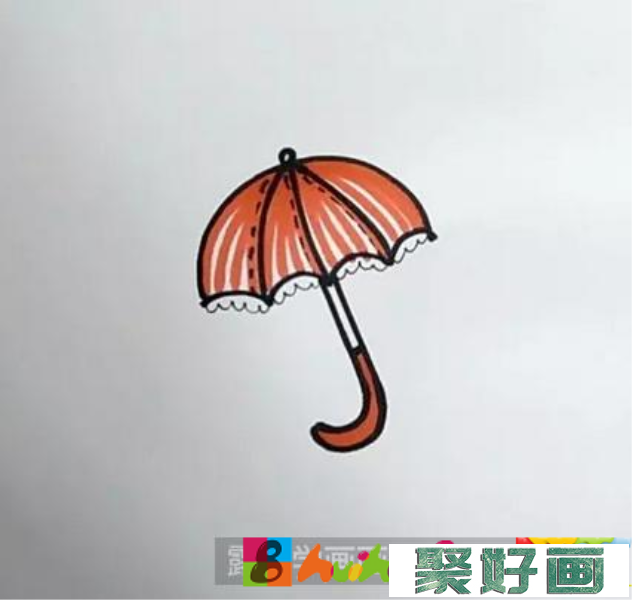 雨伞儿童画