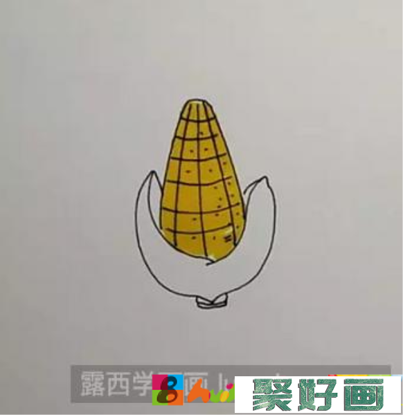 玉米儿童画