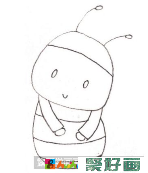 儿童画蜜蜂