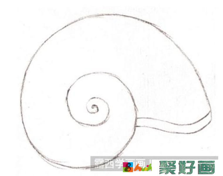 儿童画小海螺