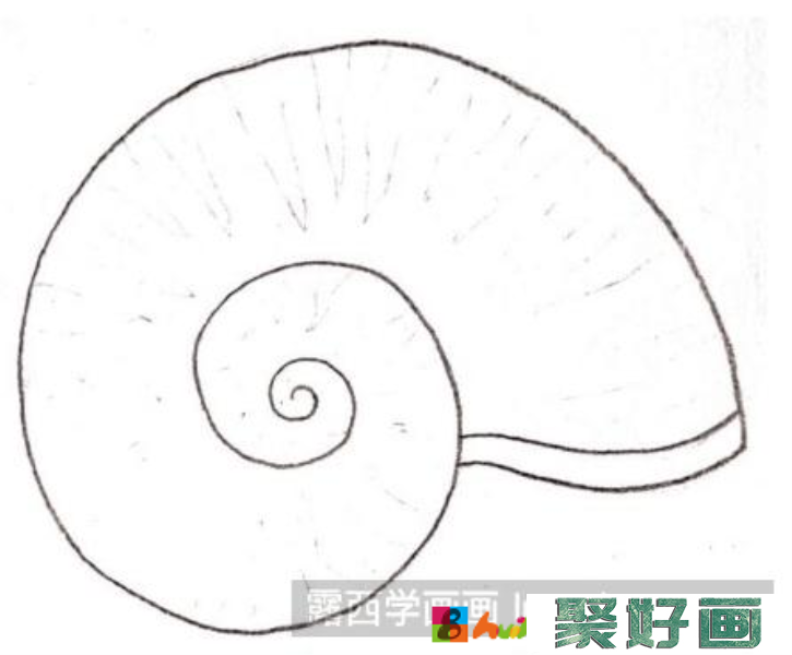 儿童画小海螺