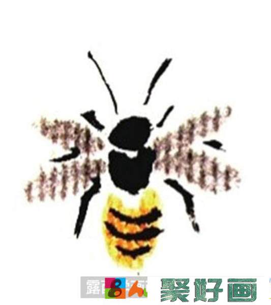 国画教程-怎么画蜜蜂