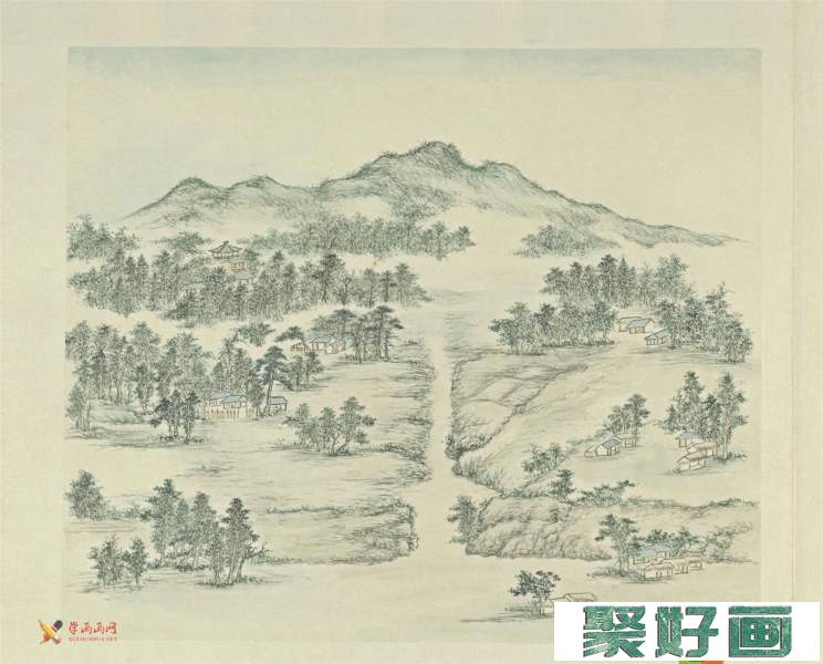 古画欣赏：张若澄《燕山八景图》赏析