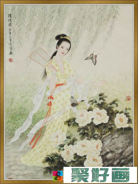 古典美女_如花照水