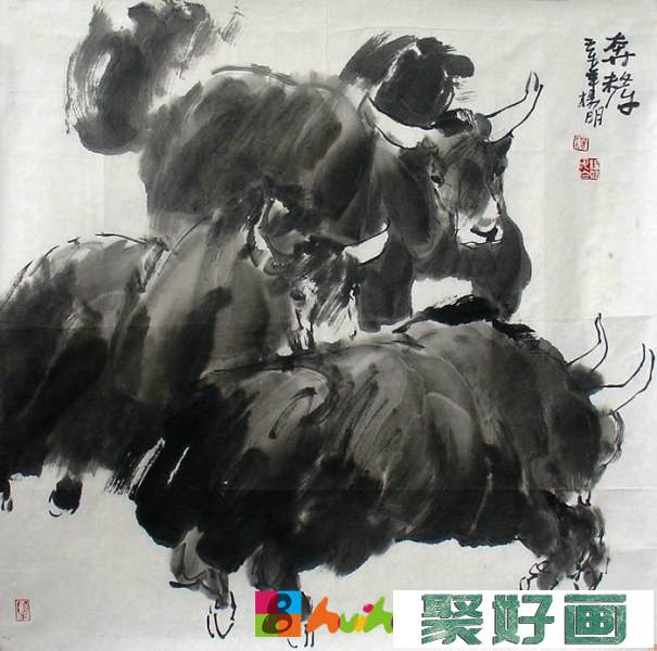 杨明中国画作品欣赏