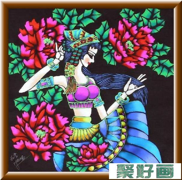 中国云南重彩画艺术