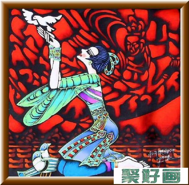 中国云南重彩画艺术