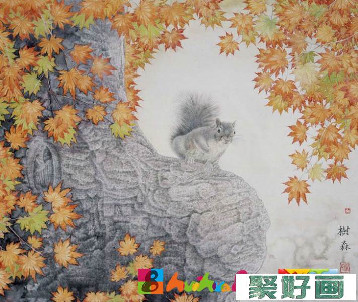 常树森国画作品欣赏