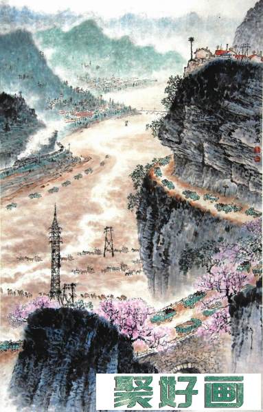 钱松喦中国画作品欣赏
