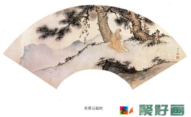 孙天牧扇面国画作品欣赏