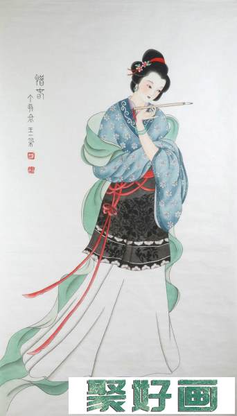 王丽莉工笔画欣赏