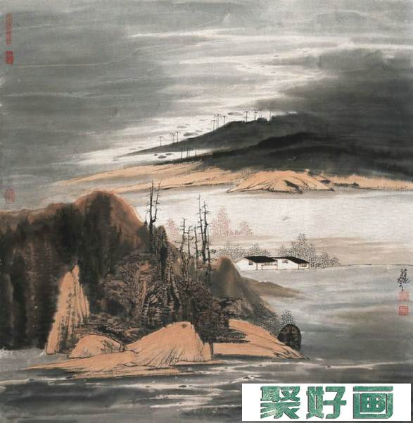 江苏画坛新星薛亮国画作品欣赏