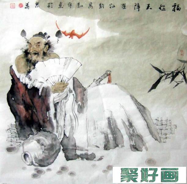 彭宇中国画人物作品欣赏