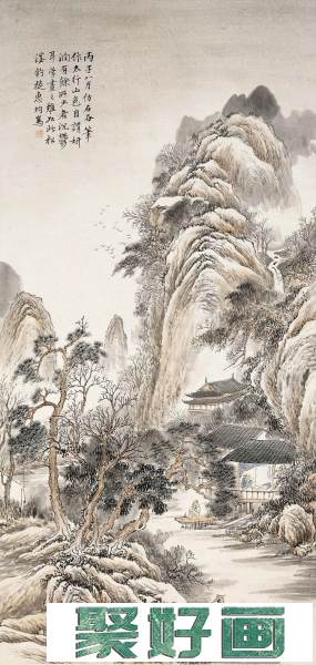 惠均山中国山水画欣赏