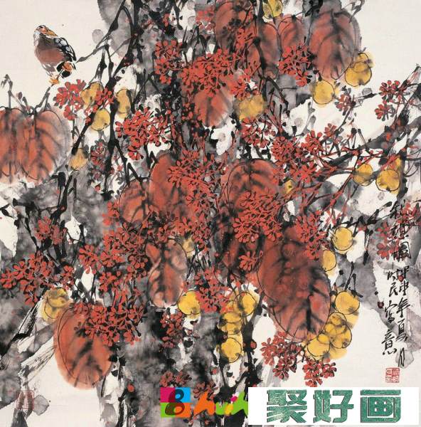 梁时民中国花鸟画欣赏