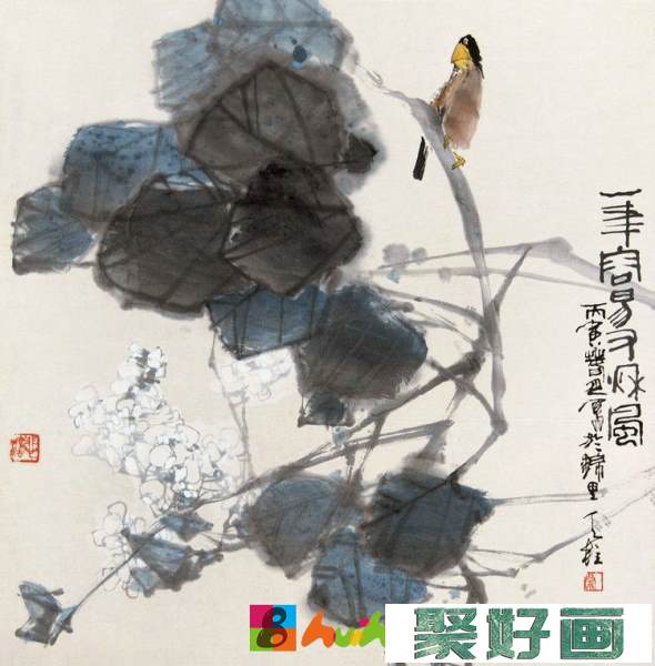 秦天柱<a href=../zhonglei/zhongguohua/ target=_blank class=infotextkey>中国画</a>花鸟作品欣赏